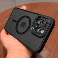 Funda Magnética Transparente Compatible con Carga Inalámbrica
