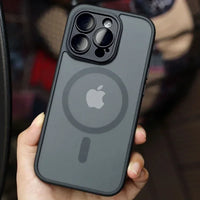 Funda Magnética Transparente Compatible con Carga Inalámbrica
