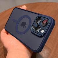 Funda Magnética Transparente Compatible con Carga Inalámbrica