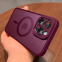 Funda Magnética Transparente Compatible con Carga Inalámbrica