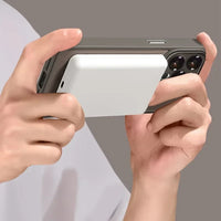 Funda Magnética Transparente Compatible con Carga Inalámbrica