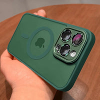 Funda Magnética Transparente Compatible con Carga Inalámbrica