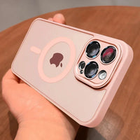 Funda Magnética Transparente Compatible con Carga Inalámbrica