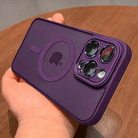 Funda Magnética Transparente Compatible con Carga Inalámbrica