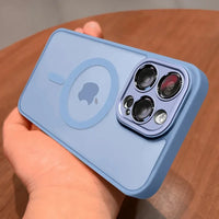 Funda Magnética Transparente Compatible con Carga Inalámbrica